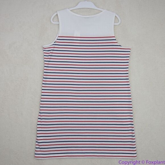 NEW Vineyard Vines 100% cotton Striped NANTUCKET Shift DRESS, L - Picture 5 of 16